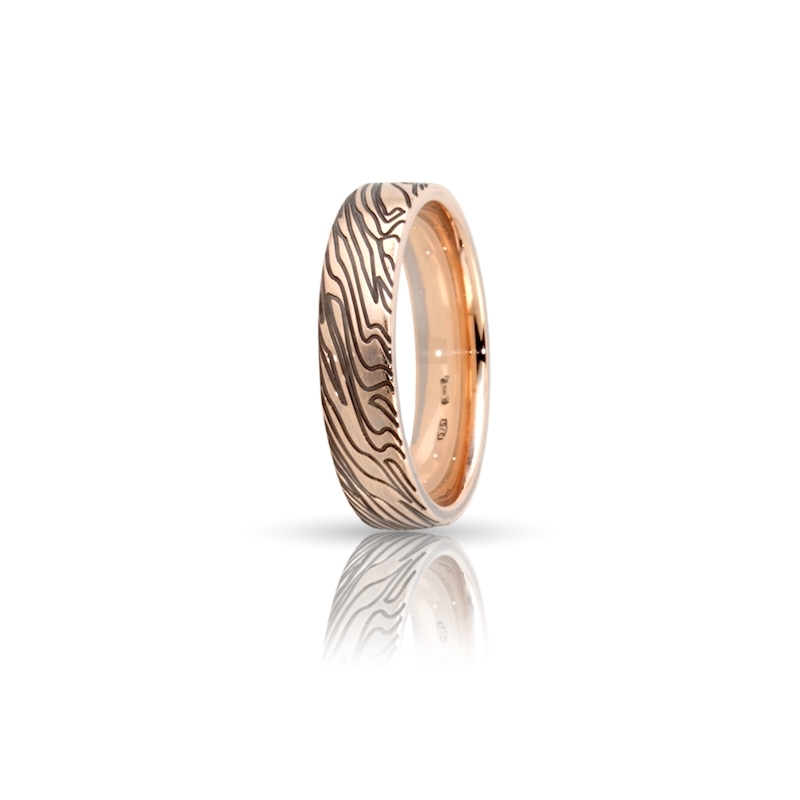 Rose Gold Engagement Ring Mod. Seychelles mm. 5