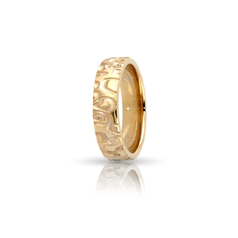Yellow Gold Engagement Ring Mod. Nairobi mm. 5