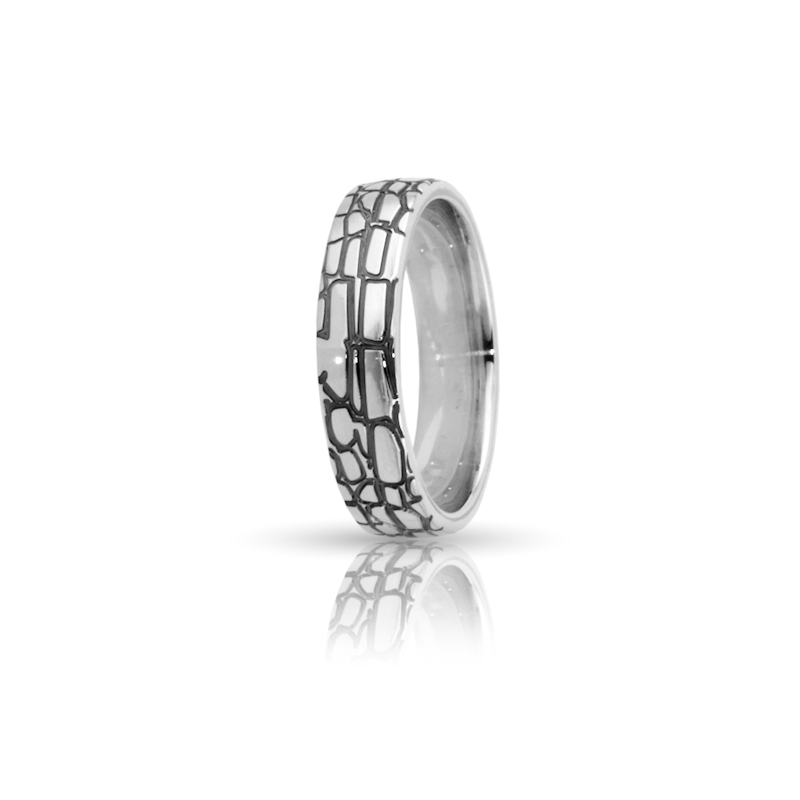 Wedding Ring in 925 Silver mod. Kenya mm. 5