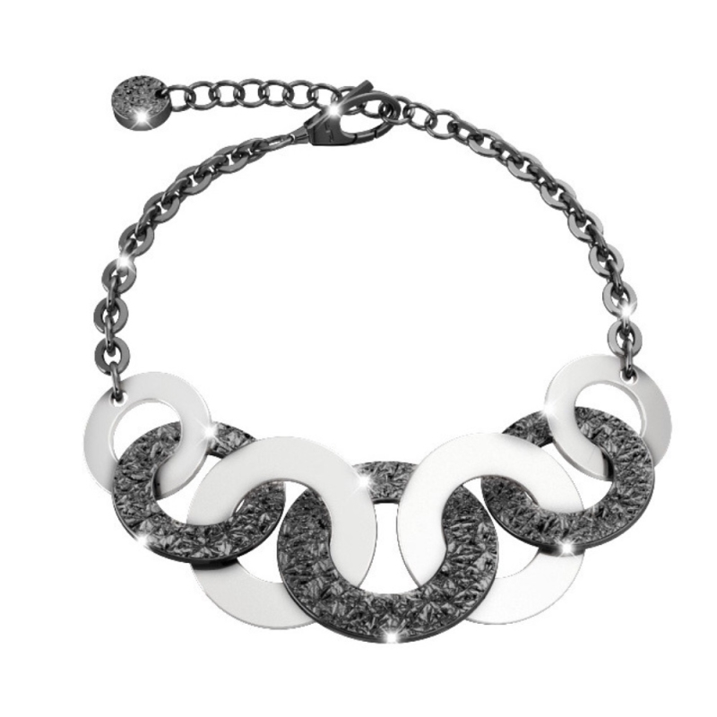 REBECCA - BRACCIALE IN ACCIAIO E BRONZO