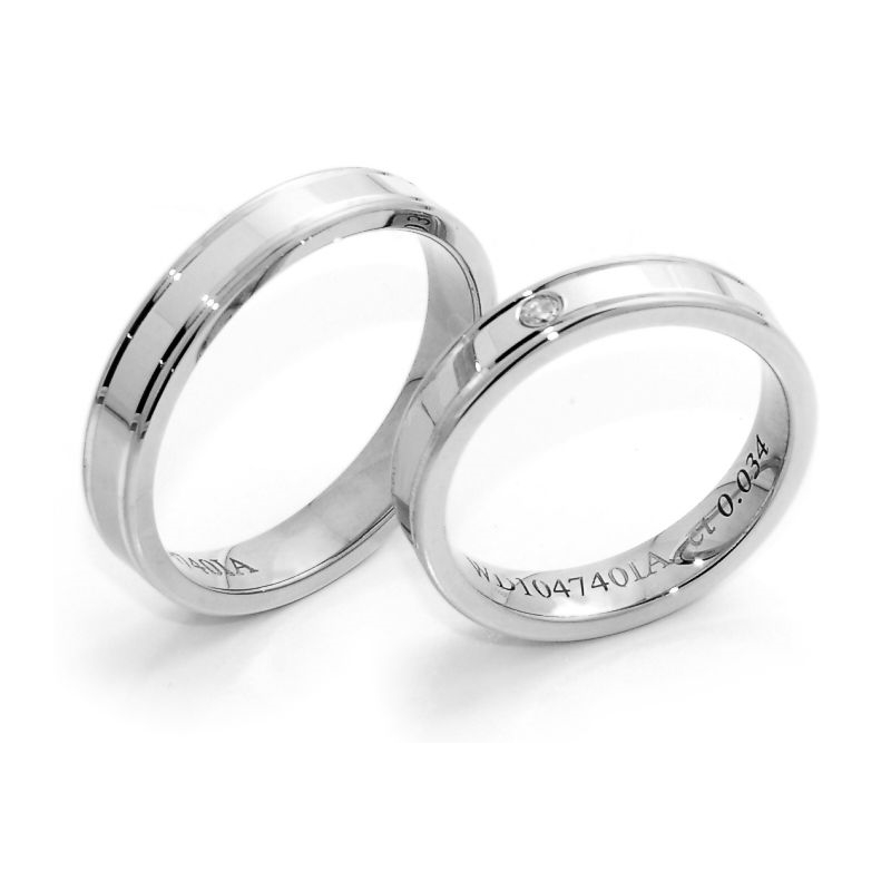 Wedding Ring in 925 Silver mod. Iris mm. 4