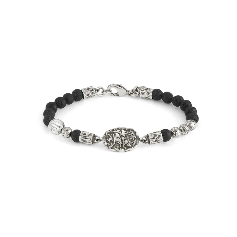 NOMINATION - Bracciale DESTINATION UNKNOWN in ottone, bronzo e pietre