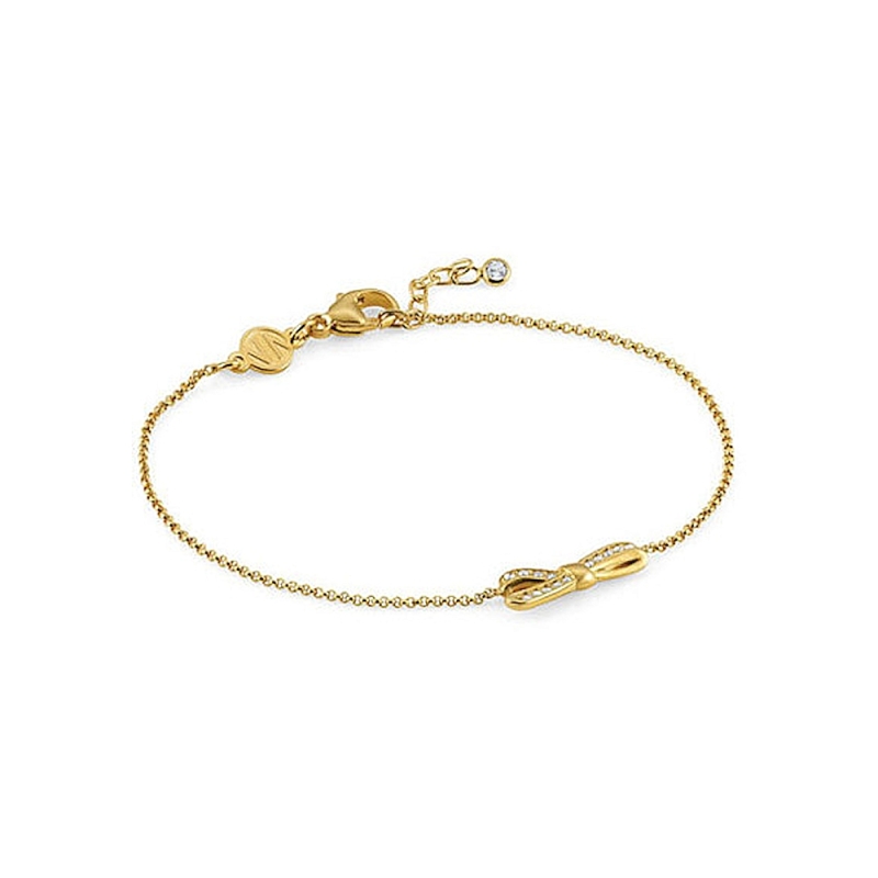 NOMINATION - Bracciale in argento e cubic zirconia FIOCCO