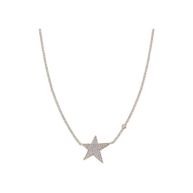 NOMINATION - Collana STELLA in argento 925 e Cubic Zirconia (Stella Grande) Oro rosa