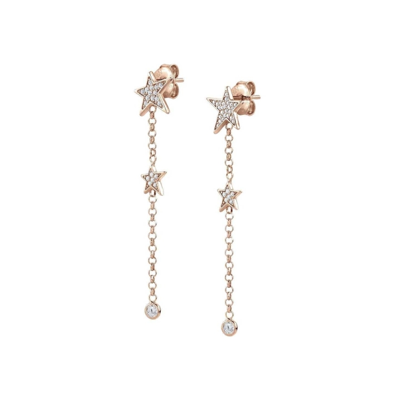NOMINATION - Orecchini STELLA in argento 925 e Cubic Zirconia Oro rosa