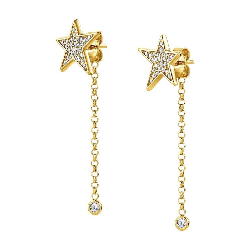 NOMINATION - Orecchini STELLA in Argento 925 e Cubic Zirconia