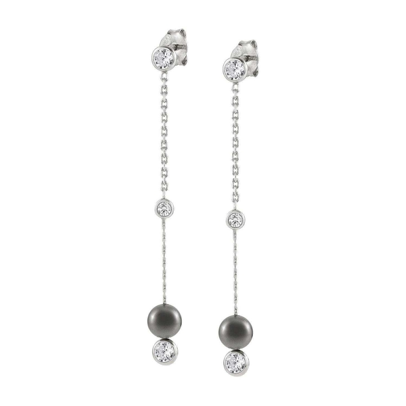 NOMINATION - Orecchini Bella in Argento 925 con Perle e Swarovski