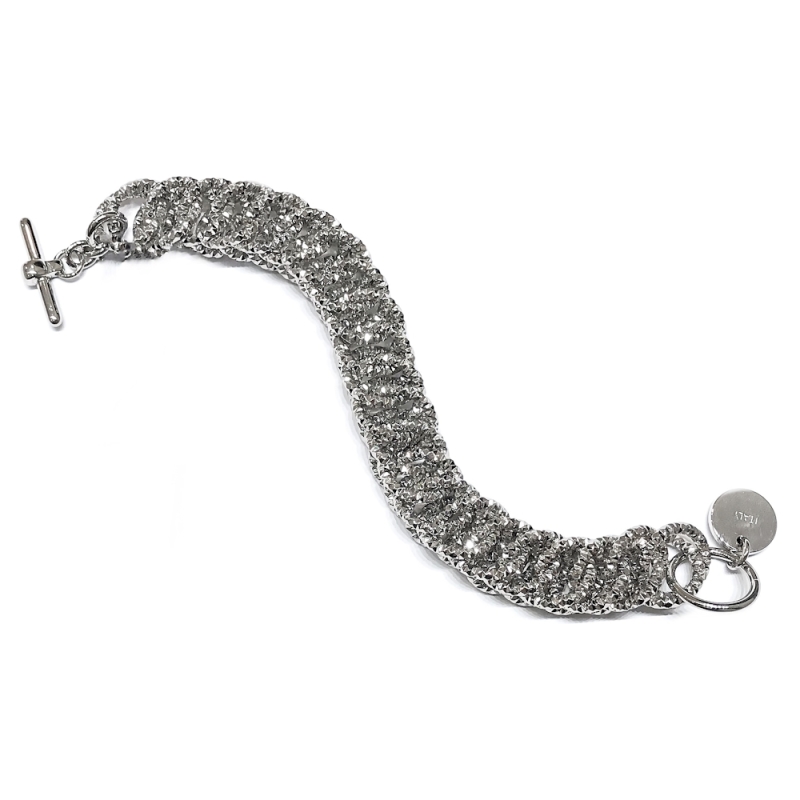 UNOAERRE - BRACCIALE in bronzo bianco Cm. 20