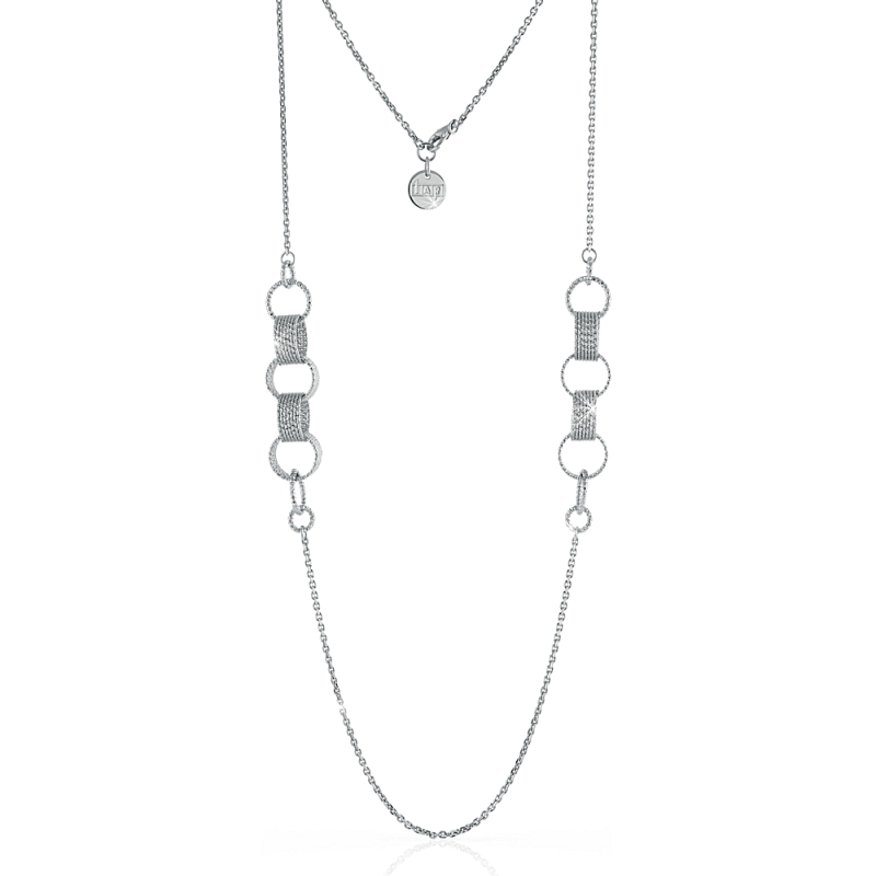 UNOAERRE - COLLANA in Bronzo bianco