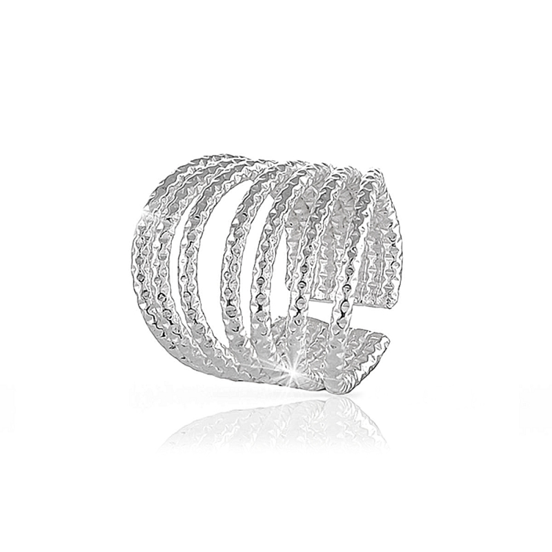 UNOAERRE - Anello in bronzo bianco