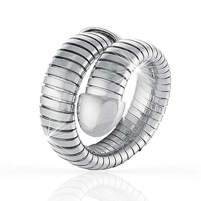 UNOAERRE - Anello in Bronzo Bianco