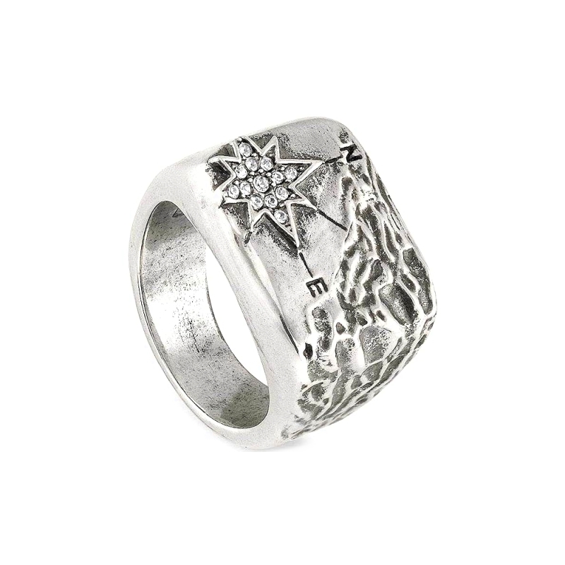 NOMINATION - Anello NORTH STAR in ottone e cristalli Swarovski n. 23