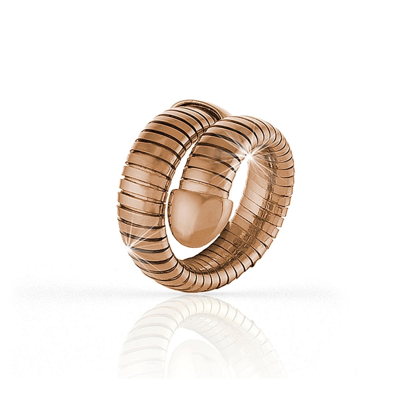 UNOAERRE - Anello in bronzo flessibile contrarie'