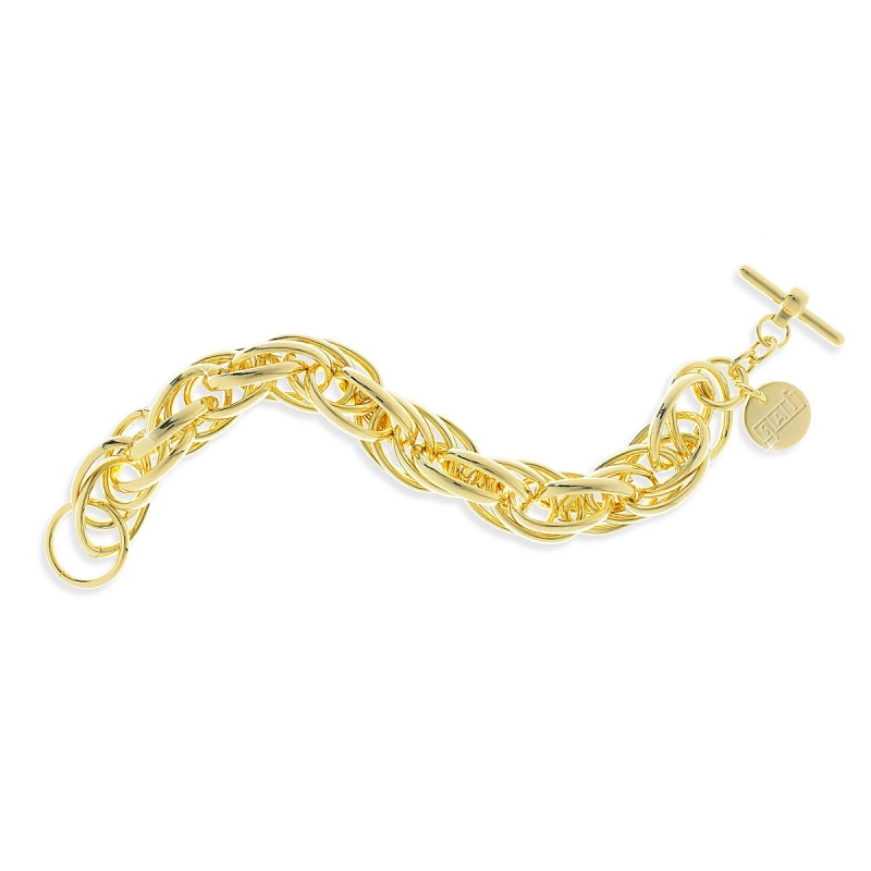 UNOAERRE - Bracciale in bronzo giallo