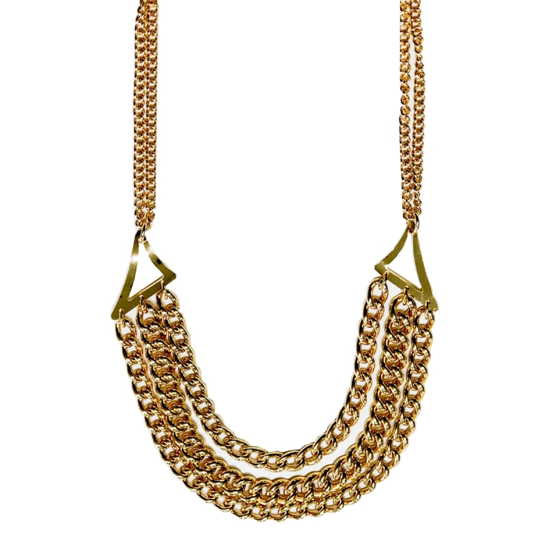 UNOAERRE - Collana in bronzo giallo
