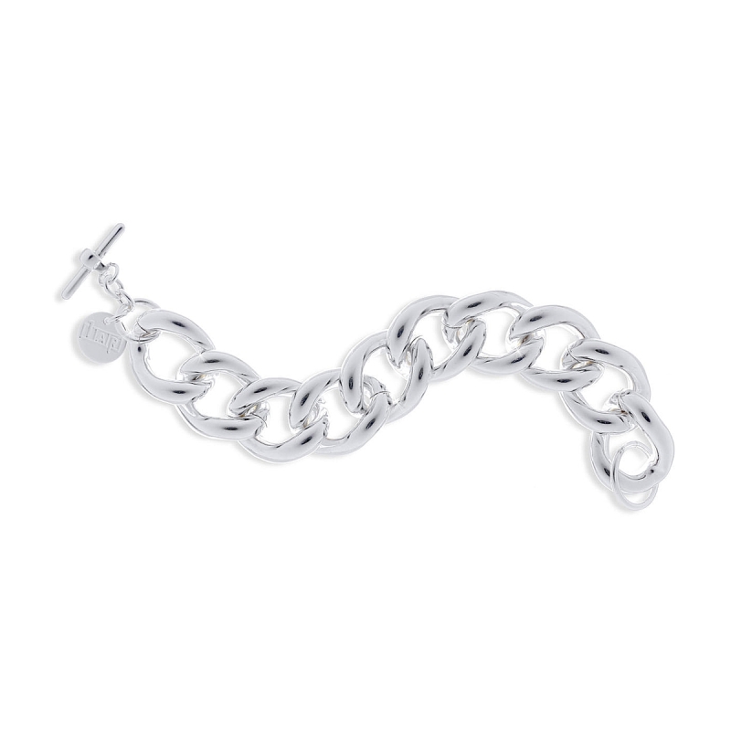 UNOAERRE - Bracciale di catena grumetta ovale