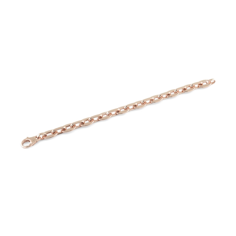 UNOAERRE - Bracciale di catena forzatina.