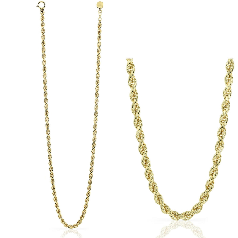 UNOAERRE - Collana in bronzo Gialla cm. 90