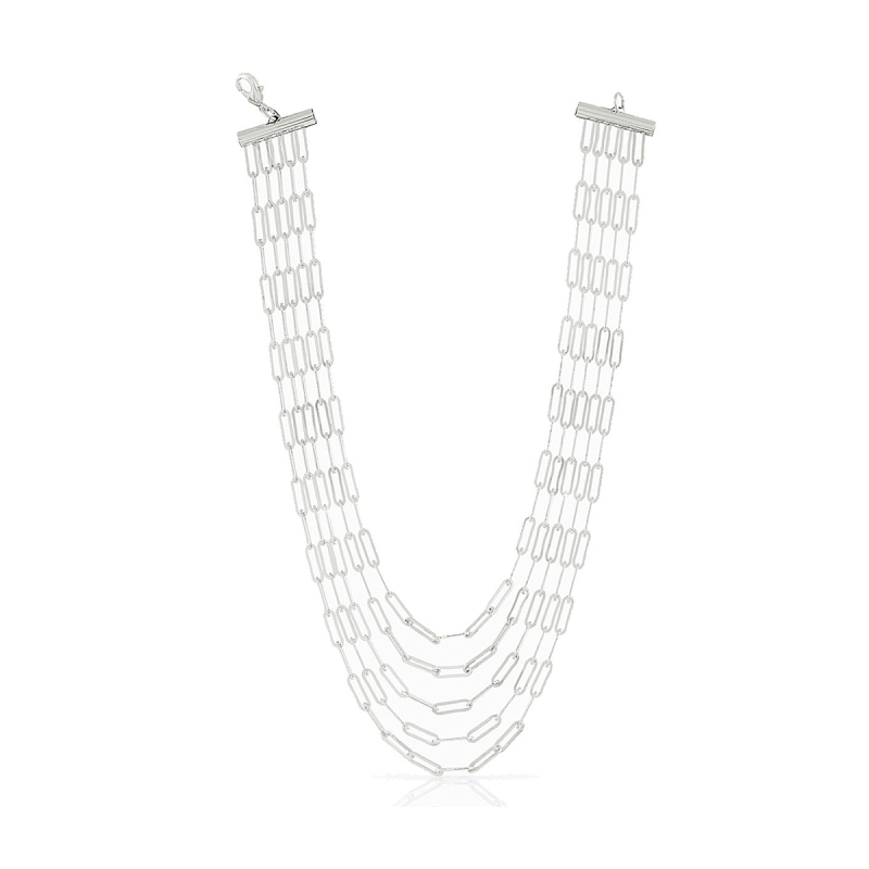UNOAERRE - Collana in bronzo Bianco
