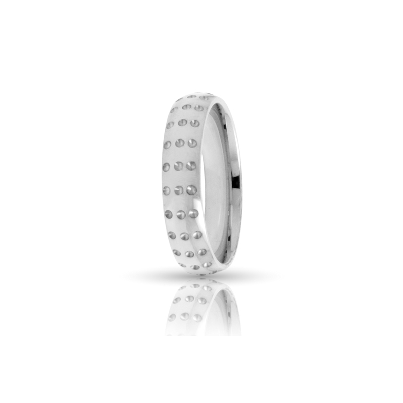 Wedding Ring in 925 Silver mod. Aurora mm. 5