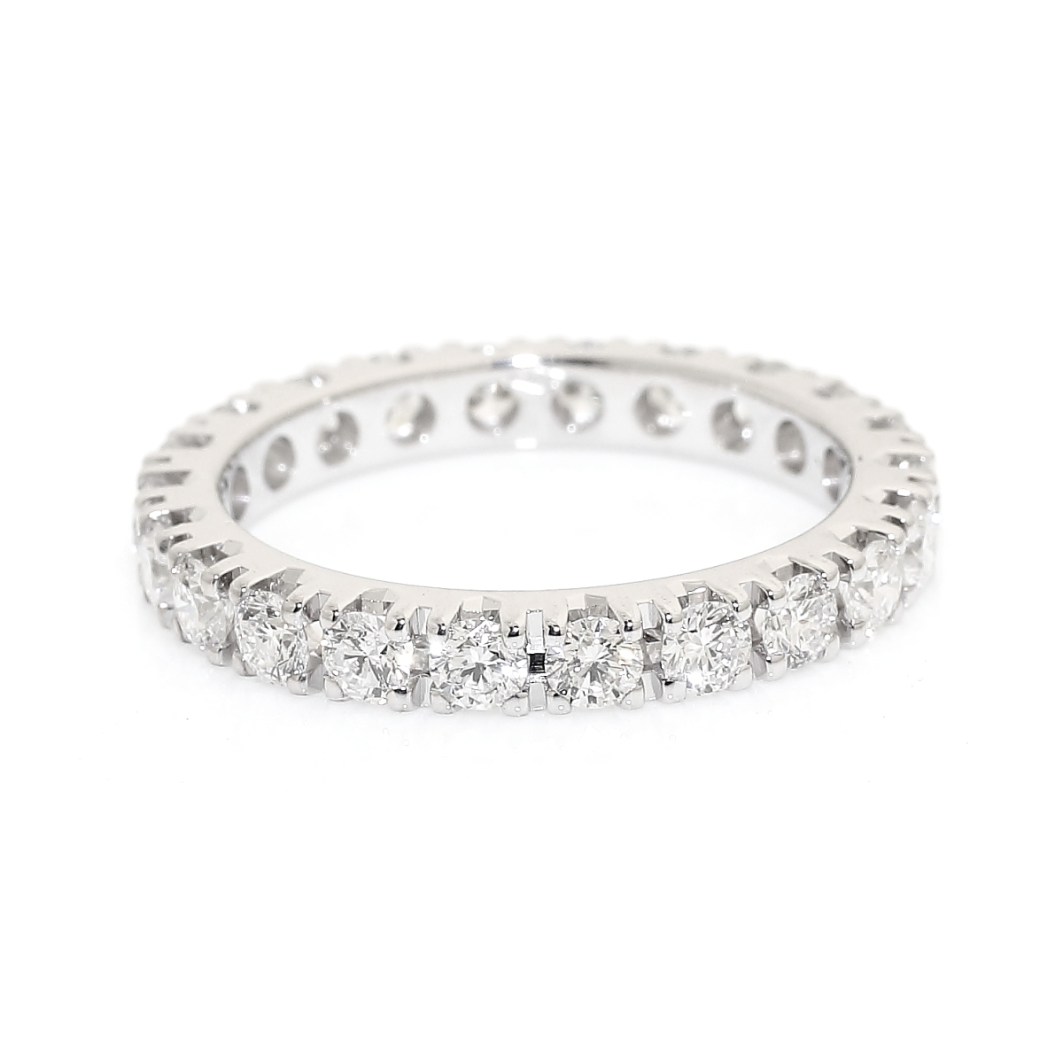 750 Mill. White Gold Ring with 1,46 Ct. Diamonds