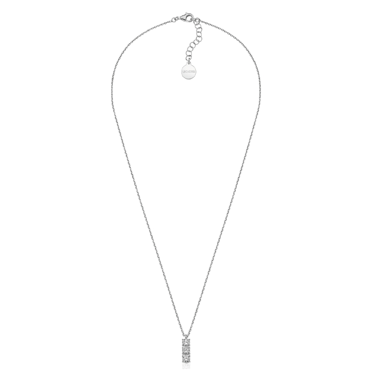 UNOAERRE - White Silver Necklace