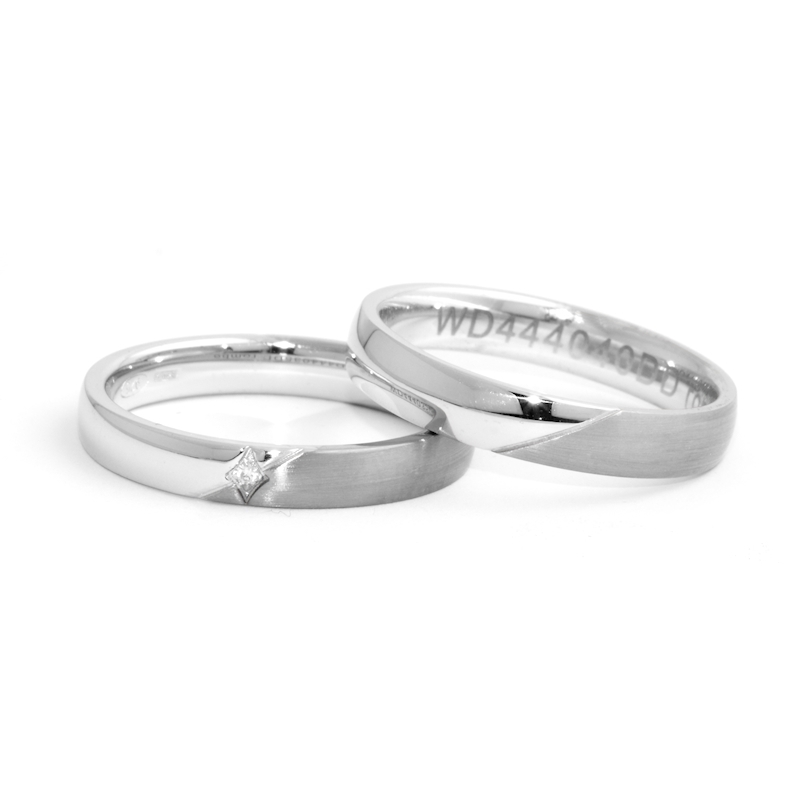 Wedding Ring in 925 Silver mod. Irina mm. 4