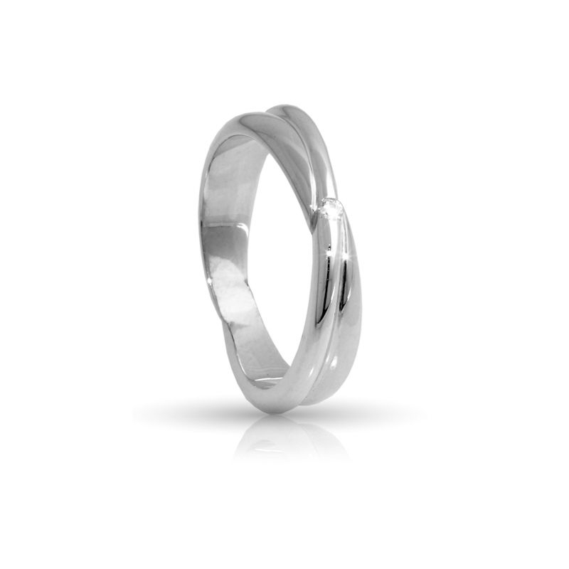 950 Platinum Wedding Ring mod. Honolulu mm. 4,7