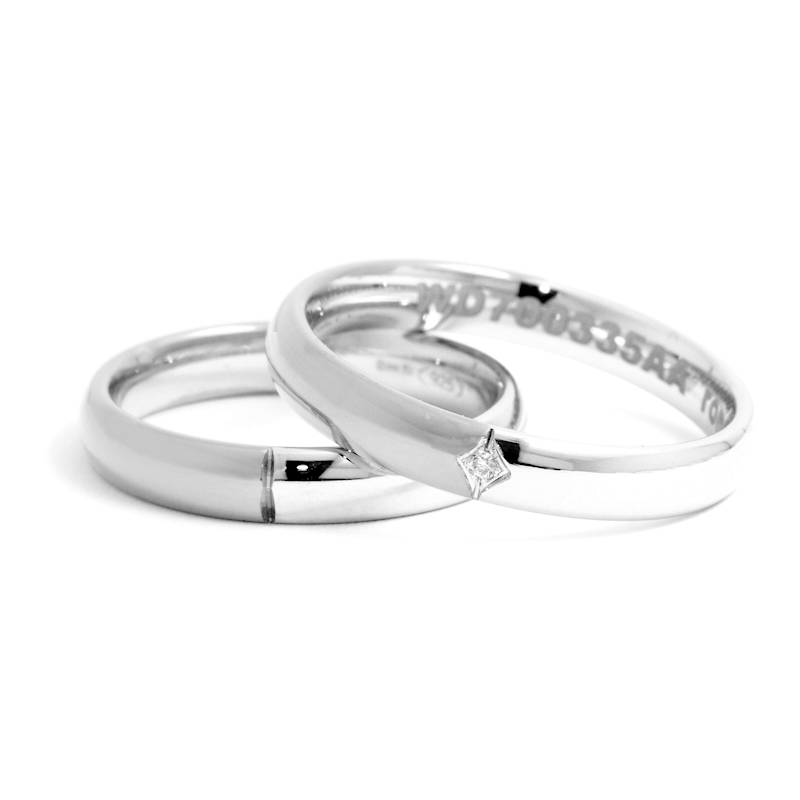 Wedding Ring in 925 Silver mod. Silvia mm. 3,5