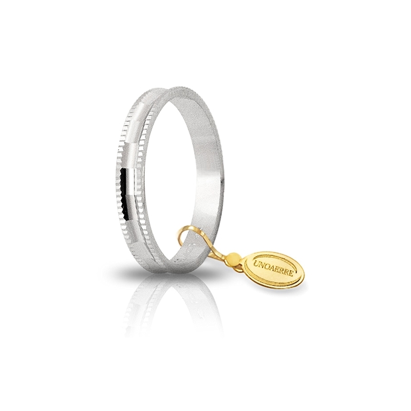 UNOAERRE 18Kt White Gold Engagement Ring mod. Fiordaliso
